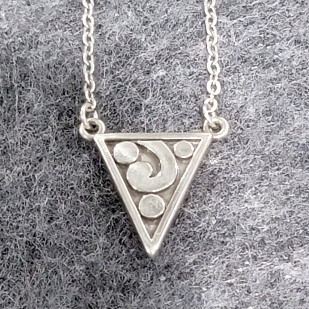 Brighton Contempo Ice Reversible Triangular Neckl… - image 3